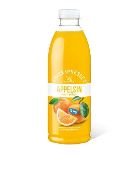 flaske appelsinjuice 1l